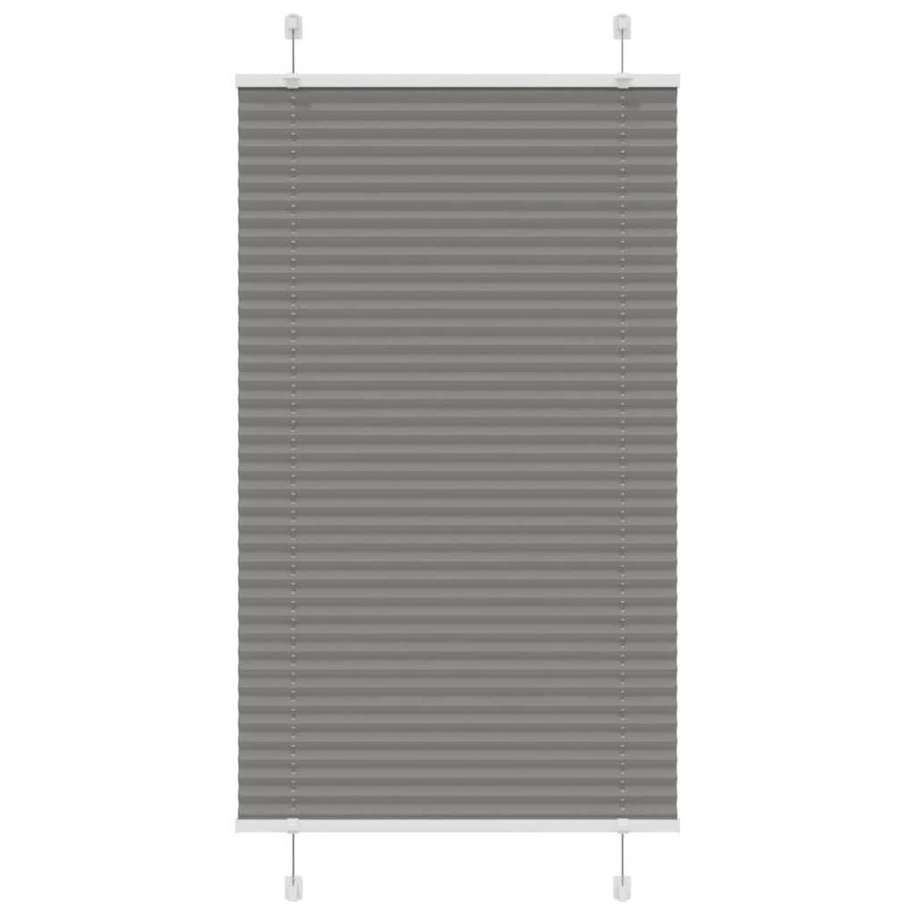 Vidaxx store enrouleur plissé 80x100 cm largeur de tissu 79,4 cm anthracite