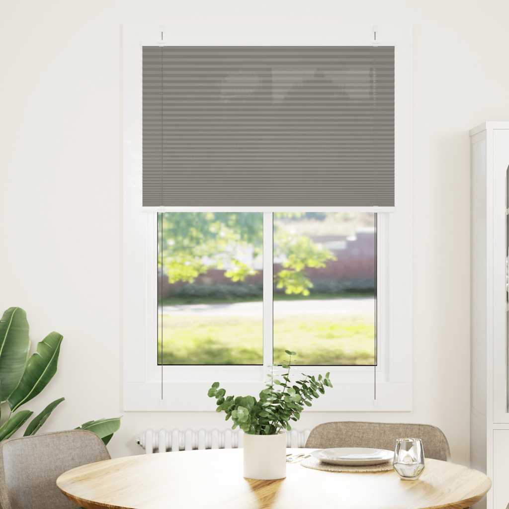 Vidaxx store enrouleur plissé 85x100 cm largeur de tissu 84,4 cm anthracite