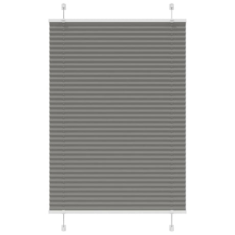 Vidaxx store enrouleur plissé 95x100 cm largeur de tissu 94,4 cm anthracite