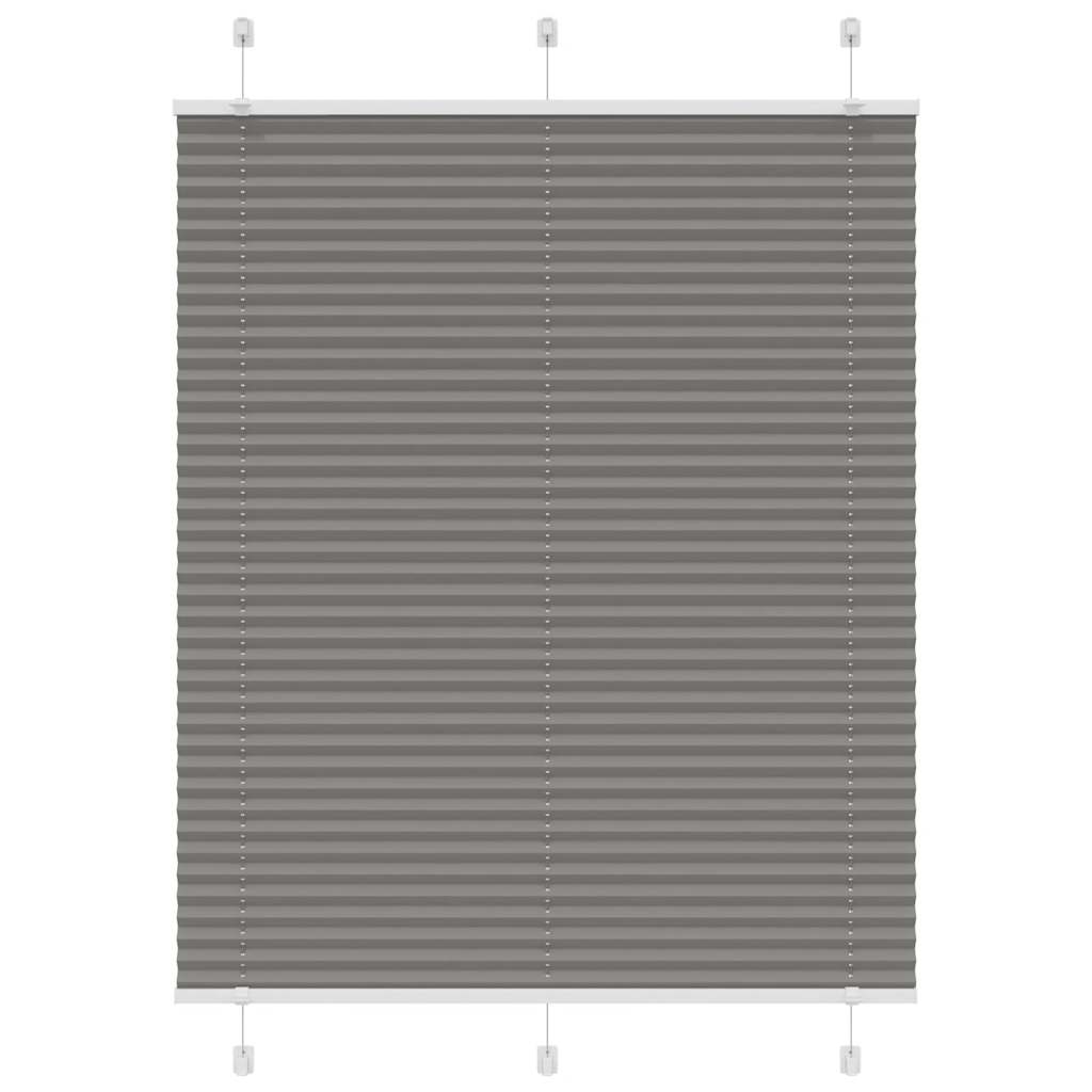 Vidaxx store enrouleur plissé 105x100 cm largeur de tissu 104,4 cm anthracite