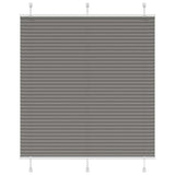 Vidaxx store enrouleur plissé 115x100 cm largeur du tissu 114,4 cm anthracite