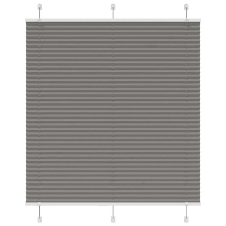 Vidaxx store enrouleur plissé 115x100 cm largeur du tissu 114,4 cm anthracite