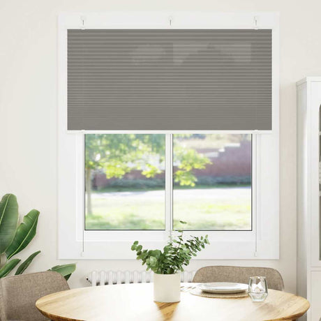 Vidaxx store enrouleur plissé 115x100 cm largeur du tissu 114,4 cm anthracite