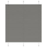 Vidaxx store enrouleur plissé 120x100 cm largeur de tissu 119,4 cm anthracite