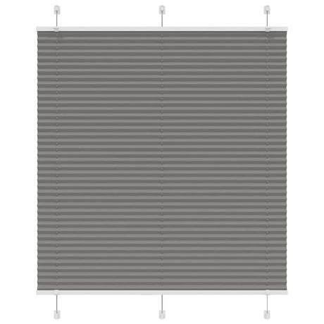 Vidaxx store enrouleur plissé 120x100 cm largeur de tissu 119,4 cm anthracite