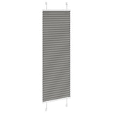 Vidaxl plissé rolgordijn 40x150 cm stofbreedte 39,4 cm antraciet