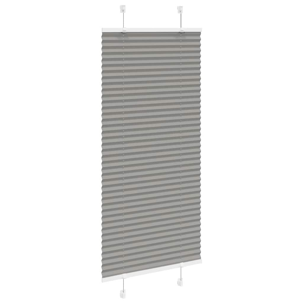 Vidaxl plissé rolgordijn 55x150 cm stofbreedte 54,4 cm antraciet