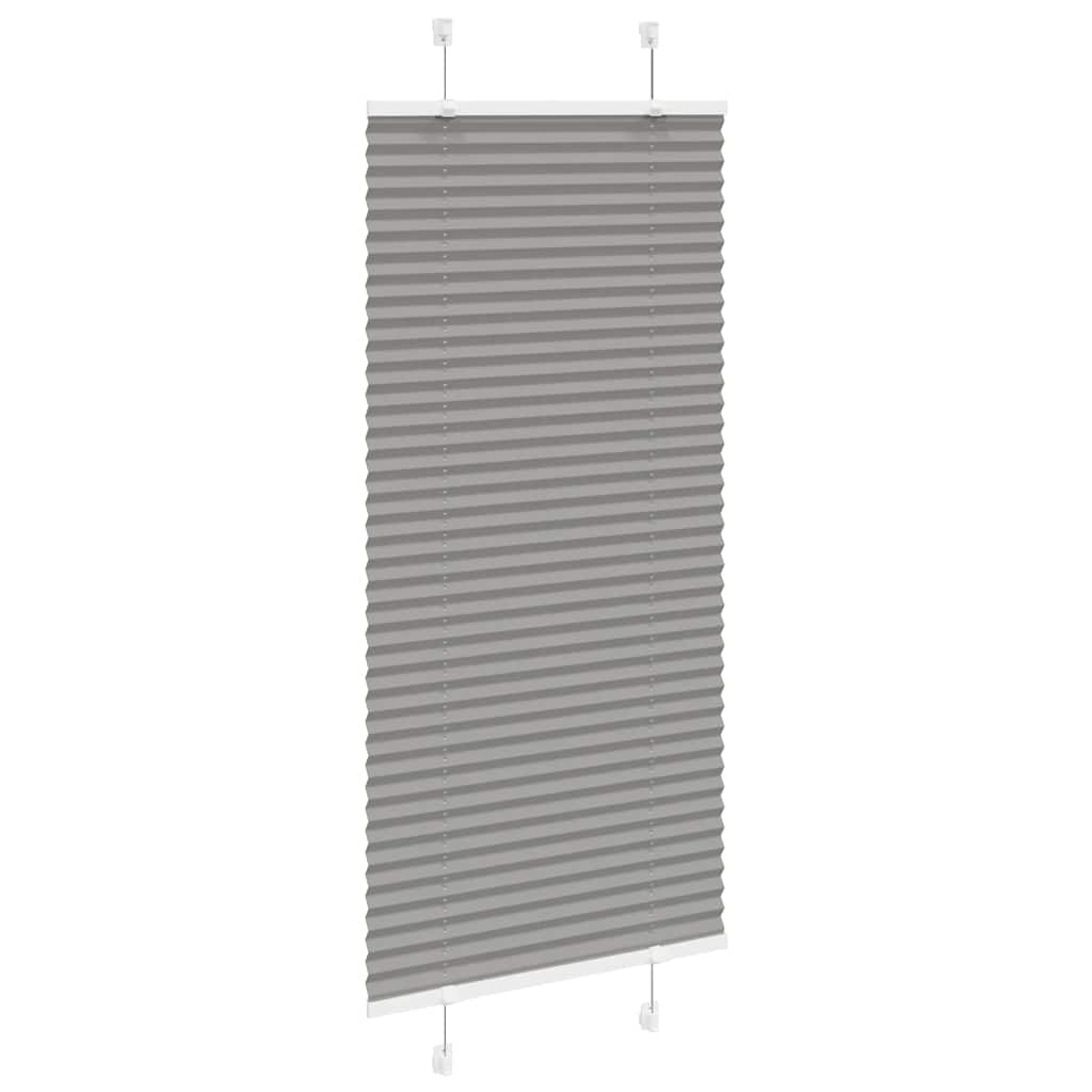 Vidaxl plissé rolgordijn 60x150 cm stofbreedte 59,4 cm antraciet