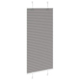 Vidaxl plissé rolgordijn 65x150 cm stofbreedte 64,4 cm antraciet