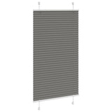 Vidaxx store enrouleur plissé 80x150 cm largeur de tissu 79,4 cm anthracite
