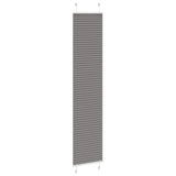 Vidaxl plissé rolgordijn 40x200 cm stofbreedte 39,4 cm antraciet