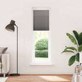 Vidaxl plissé rolgordijn 55x200 cm stofbreedte 54,4 cm antraciet