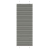 Vidaxl plissé rolgordijn 80x200 cm stofbreedte 79,4 cm antraciet