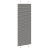 Vidaxl plissé rolgordijn 80x200 cm stofbreedte 79,4 cm antraciet