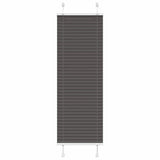 Vidaxl plissé rolgordijn 50x100 cm stofbreedte 49,4 cm polyester zwart