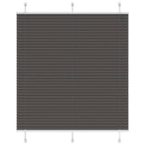 Vidaxl plissé rolgordijn 115x100cm stofbreedte 114,4cm polyester zwart