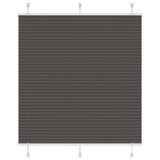 Vidaxl plissé rolgordijn 120x100cm stofbreedte 119,4cm polyester zwart
