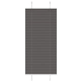 Vidaxl plissé rolgordijn 55x150 cm stofbreedte 54,4 cm polyester zwart
