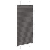 Vidaxl plissé rolgordijn 55x150 cm stofbreedte 54,4 cm polyester zwart