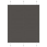 Vidaxl plissé rolgordijn 105x150cm stofbreedte 104,4cm polyester zwart