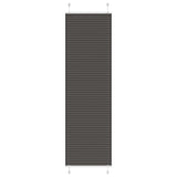 Vidaxl plissé rolgordijn 55x200 cm stofbreedte 54,4 cm polyester zwart