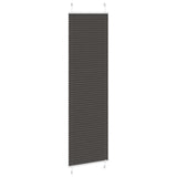 Vidaxl plissé rolgordijn 55x200 cm stofbreedte 54,4 cm polyester zwart