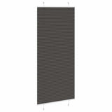 Vidaxl plissé rolgordijn 95x200 cm stofbreedte 94,4 cm polyester zwart