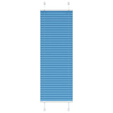 Vidaxl plissé rolgordijn 40x100 cm stofbreedte 39,4 cm polyester blauw