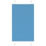 Vidaxl plissé rolgordijn 70x100 cm stofbreedte 69,4 cm polyester blauw