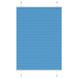 Vidaxl plissé rolgordijn 85x100 cm stofbreedte 84,4 cm polyester blauw