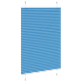Vidaxl plissé rolgordijn 100x100 cm stofbreedte 99,4cm polyester blauw