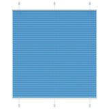 Vidaxl plissé rolgordijn 120x100cm stofbreedte 119,4cm polyester blauw