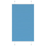 Vidaxl plissé rolgordijn 75x150 cm stofbreedte 74,4 cm polyester blauw