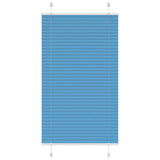 Vidaxl plissé rolgordijn 80x150 cm stofbreedte 79,4 cm polyester blauw