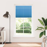 Vidaxl plissé rolgordijn 110x200cm stofbreedte 109,4cm polyester blauw