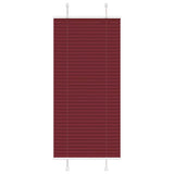 Vidaxl plissé rolgordijn 55x100 cm stofbreedte 54,4 cm bordeauxrood