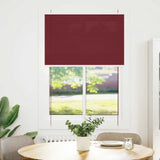 Vidaxl plissé rolgordijn 100x100 cm stofbreedte 99,4cm bordeauxrood