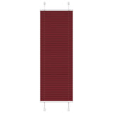 Vidaxl plissé rolgordijn 45x150 cm stofbreedte 44,4 cm bordeauxrood