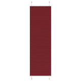 Vidaxl plissé rolgordijn 55x200 cm stofbreedte 54,4 cm bordeauxrood