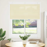 Vidaxl plissé rolgordijn 120x100cm stofbreedte 119,4cm polyester crème