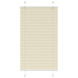 Vidaxl plissé rolgordijn 70x150 cm stofbreedte 69,4 cm polyester crème