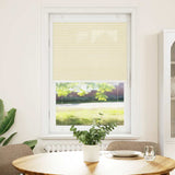 Vidaxl plissé rolgordijn 70x150 cm stofbreedte 69,4 cm polyester crème
