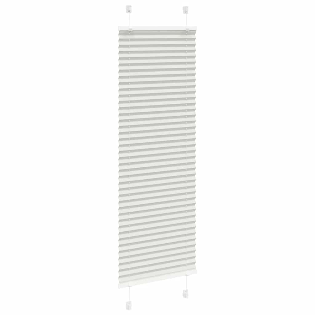 Vidaxl plissé rolgordijn 45x100 cm stofbreedte 44,4 cm lichtgrijs