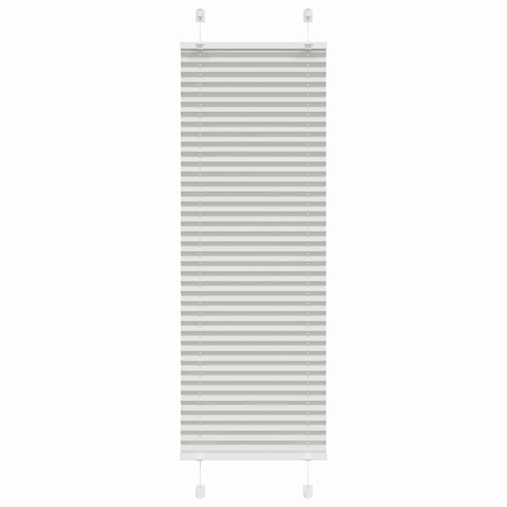 Vidaxl plissé rolgordijn 50x100 cm stofbreedte 49,4 cm lichtgrijs