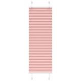 Vidaxl plissé rolgordijn 50x100 cm stofbreedte 49,4 cm polyester roze