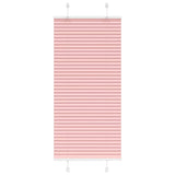 Vidaxl plissé rolgordijn 55x100 cm stofbreedte 54,4 cm polyester roze