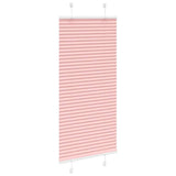 Vidaxl plissé rolgordijn 55x100 cm stofbreedte 54,4 cm polyester roze