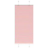Vidaxl plissé rolgordijn 60x100 cm stofbreedte 59,4 cm polyester roze