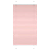 Vidaxl plissé rolgordijn 70x100 cm stofbreedte 69,4 cm polyester roze