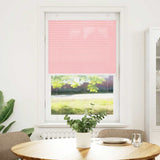 Vidaxl plissé rolgordijn 70x100 cm stofbreedte 69,4 cm polyester roze